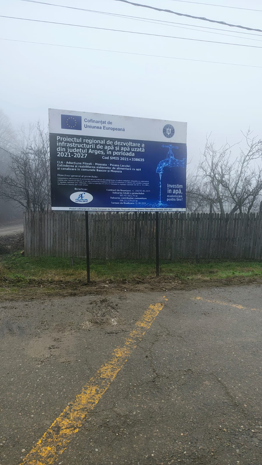 Panou informativ CL6 Moșoaia